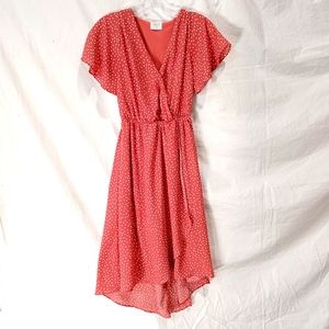 SIENNA SKY high Low Dress Women's Size M Color Orange